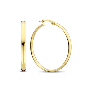 Isabel Bernard Rivoli Estrella 14 karat gold hoop earrings (30 mm)