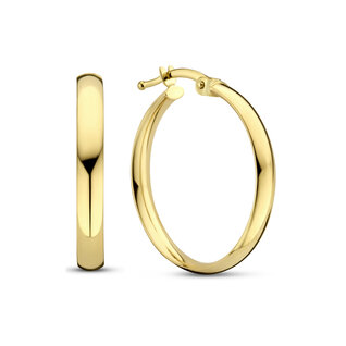 Isabel Bernard Rivoli Estrella 14 karat gold hoop earrings