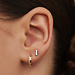 Isabel Bernard Monceau Josephine 14 karat gold stud ear studs with rod