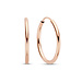 Isabel Bernard La Concorde Cerise 14 karat rose gold hoop earrings 18 mm