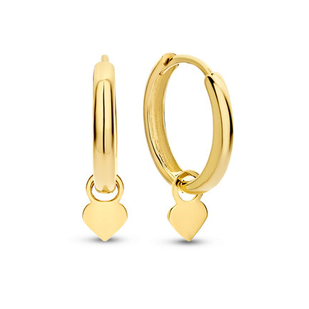 Isabel Bernard Belleville Amore 14 karat gold hoop earrings