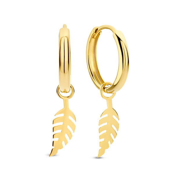 Isabel Bernard Monceau Giselle 14 karat gold hoop earrings
