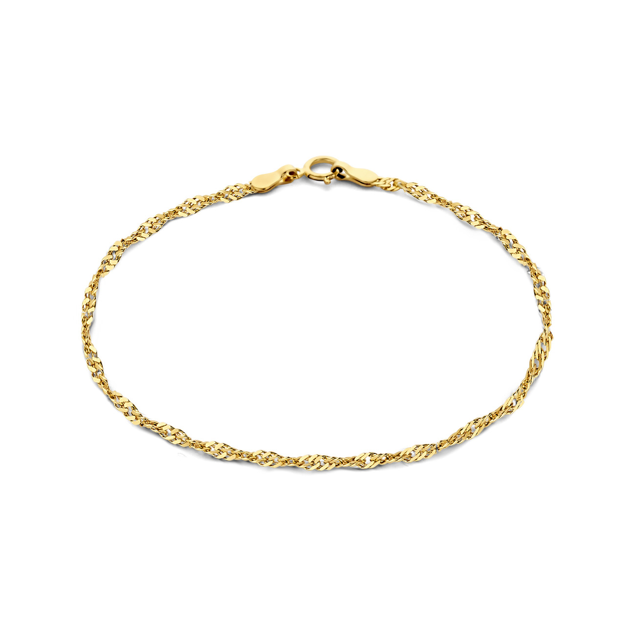 Isabel Bernard Rivoli Lilou 14 karat gold bracelet with twist