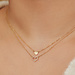 Isabel Bernard Belleville Amore 14 karat gold necklace with heart