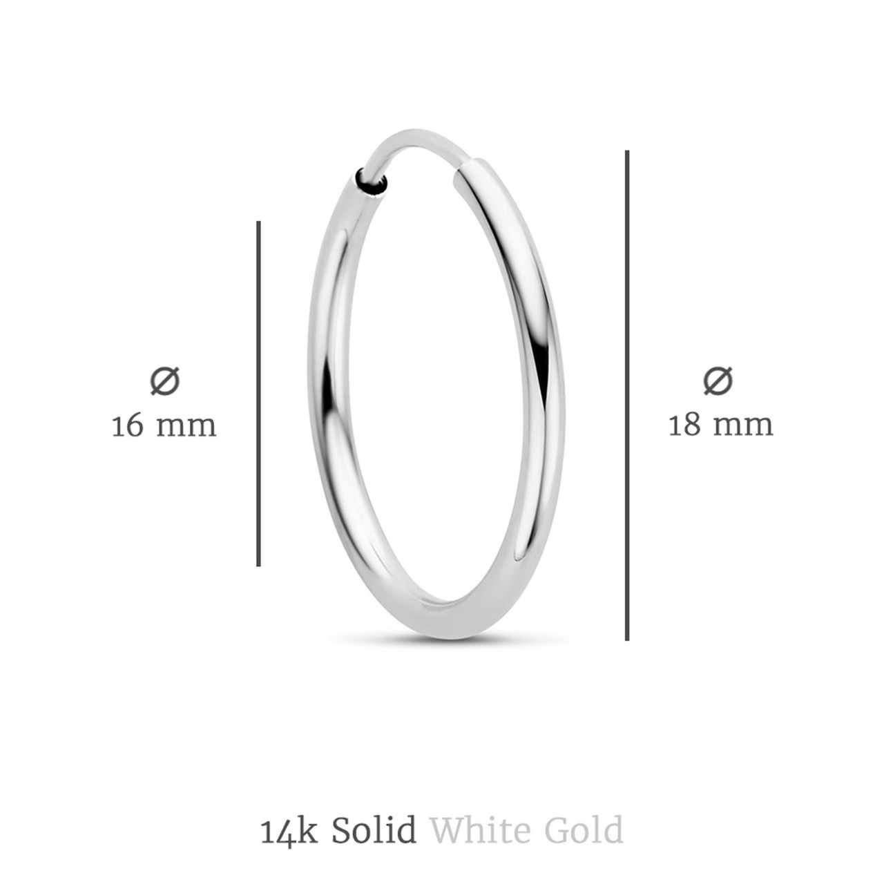 Isabel Bernard Cadeau d'Isabel 14 karat white gold earring set