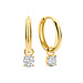 Isabel Bernard Cadeau d'Isabel 585er Gold Ohrring-Set mit Zirkonia Steinen