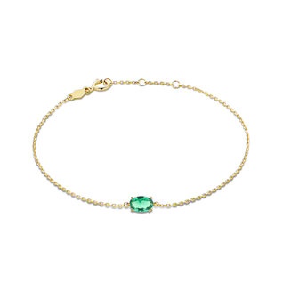 Isabel Bernard Baguette Olivia bracelet en or 14 carats