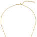 Isabel Bernard Baguette Brune 14 karaat gouden collier met gekleurde zirkonia