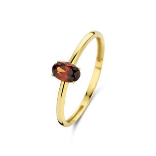 Isabel Bernard Baguette Brune bague en or 14 carats