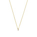 Isabel Bernard De la Paix Céline 14 karat gold necklace with diamond 0.05 carat