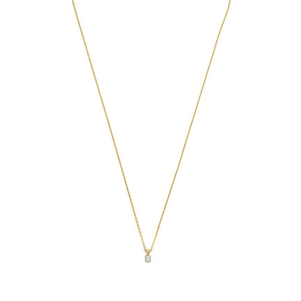 Isabel Bernard De la Paix Celesse 14 karat gold necklace | diamond 0.07 ct
