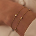 Isabel Bernard De la Paix Alfie bracciale in oro 14 carati con diamanti 0.05 carati
