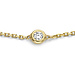 Isabel Bernard De la Paix Alfie pulseira de ouro de 14 quilates com diamante 0.05 carat