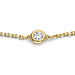 Isabel Bernard De la Paix Alfie pulsera de oro de 14 quilates con diamante 0.05 carat