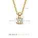 Isabel Bernard De la Paix Céline 14 karat gold necklace with diamond 0.05 carat