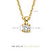 Isabel Bernard De la Paix Céline collar de oro de 14 quilates con diamante 0.05 carat