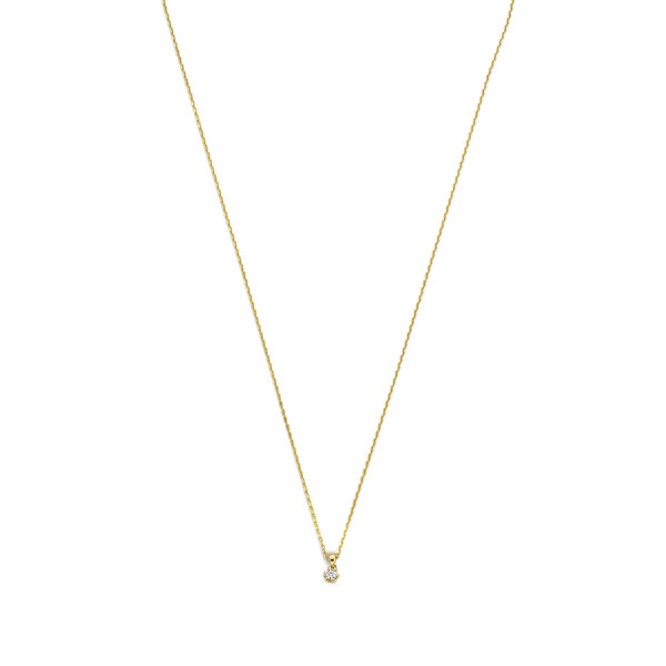 Isabel Bernard De la Paix Emily 14 karat gold necklace | diamond 0.05 ct