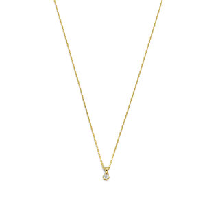 Isabel Bernard De la Paix Emily 14 karat gold necklace | diamond 0.05 ct