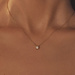 Isabel Bernard De la Paix Hanaé collier en or 14 carats avec diamant 0.08 carat