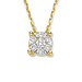 Isabel Bernard De la Paix Hanaé 14 karat gold necklace with diamond 0.08 carat