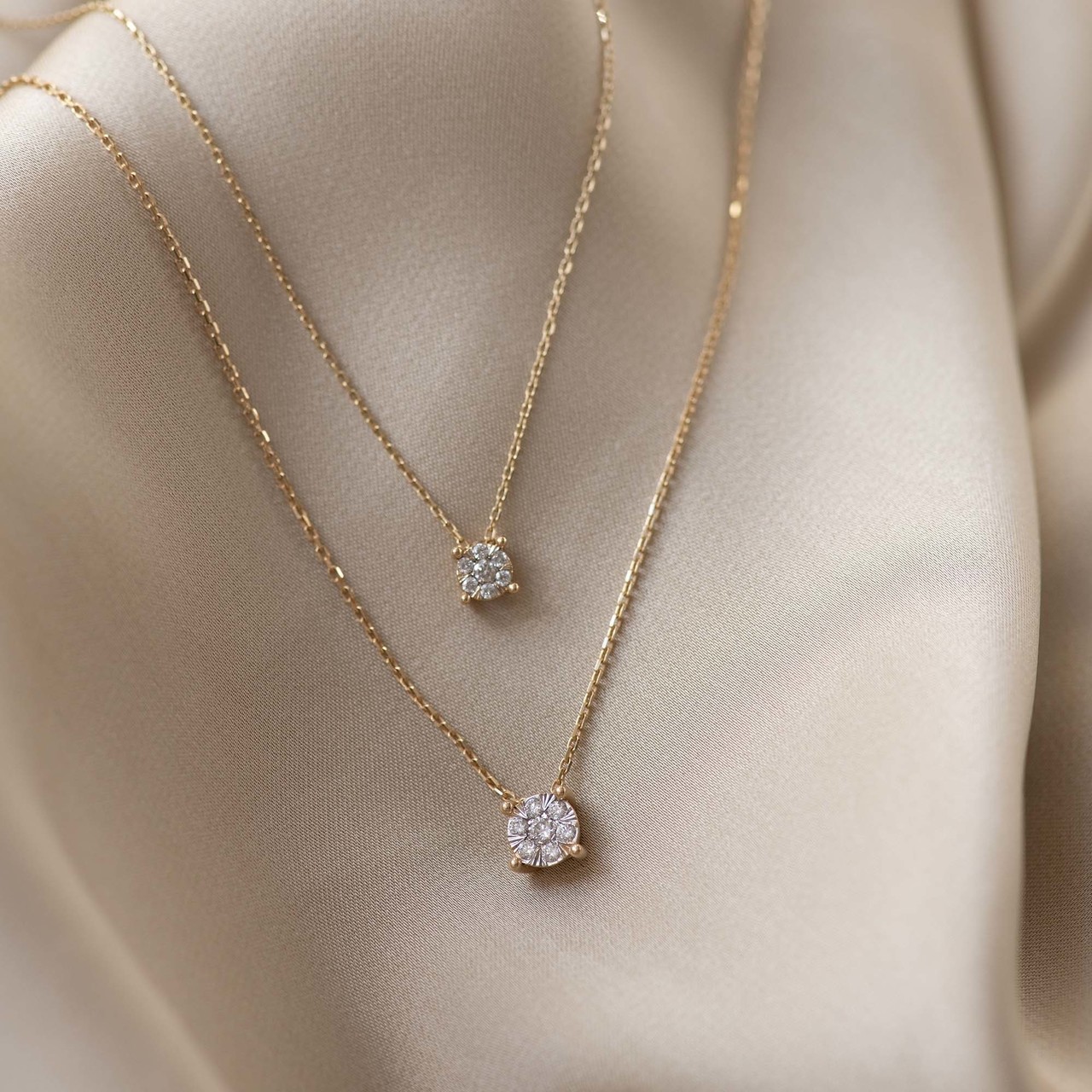 14k Gold Bezel Setting Diamond Necklace / Solitaire Necklace 0.12 Carat /  Bridesmaid Necklace / Diamond Gold Necklace - Etsy