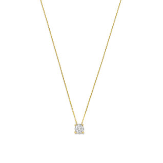 Isabel Bernard De la Paix Hanaé collier en or 14 carats | diamant 0.14 ct