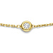 Isabel Bernard De la Paix Alfie 14 karat gold bracelet with diamond 0.12 carat