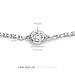 Isabel Bernard De la Paix Alfie bracelet en or blanc 14 carats avec diamant 0.05 carat