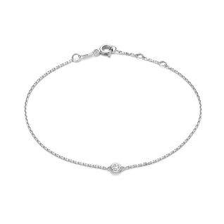 Isabel Bernard De la Paix Alfie 14 karat white gold bracelet | diamond 0.05 ct