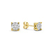 Isabel Bernard De la Paix Hanaé clous d'oreilles en or 14 carats avec diamant 0.28 carat
