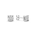 Isabel Bernard De la Paix Hanaé 14 karat white gold ear studs with diamond 0.28 carat