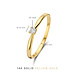 Isabel Bernard De la Paix Céline 14 karat gold ring with diamond 0.05 carat