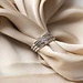 Isabel Bernard De la Paix Christine 14 karat hvidguld ring med diamant 0.10 karat
