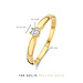 Isabel Bernard De la Paix Sybil 14 karat gold ring with diamond 0.10 carat