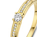 Isabel Bernard De la Paix Madeline anillo de oro de 14 quilates con diamante 0.20 carat
