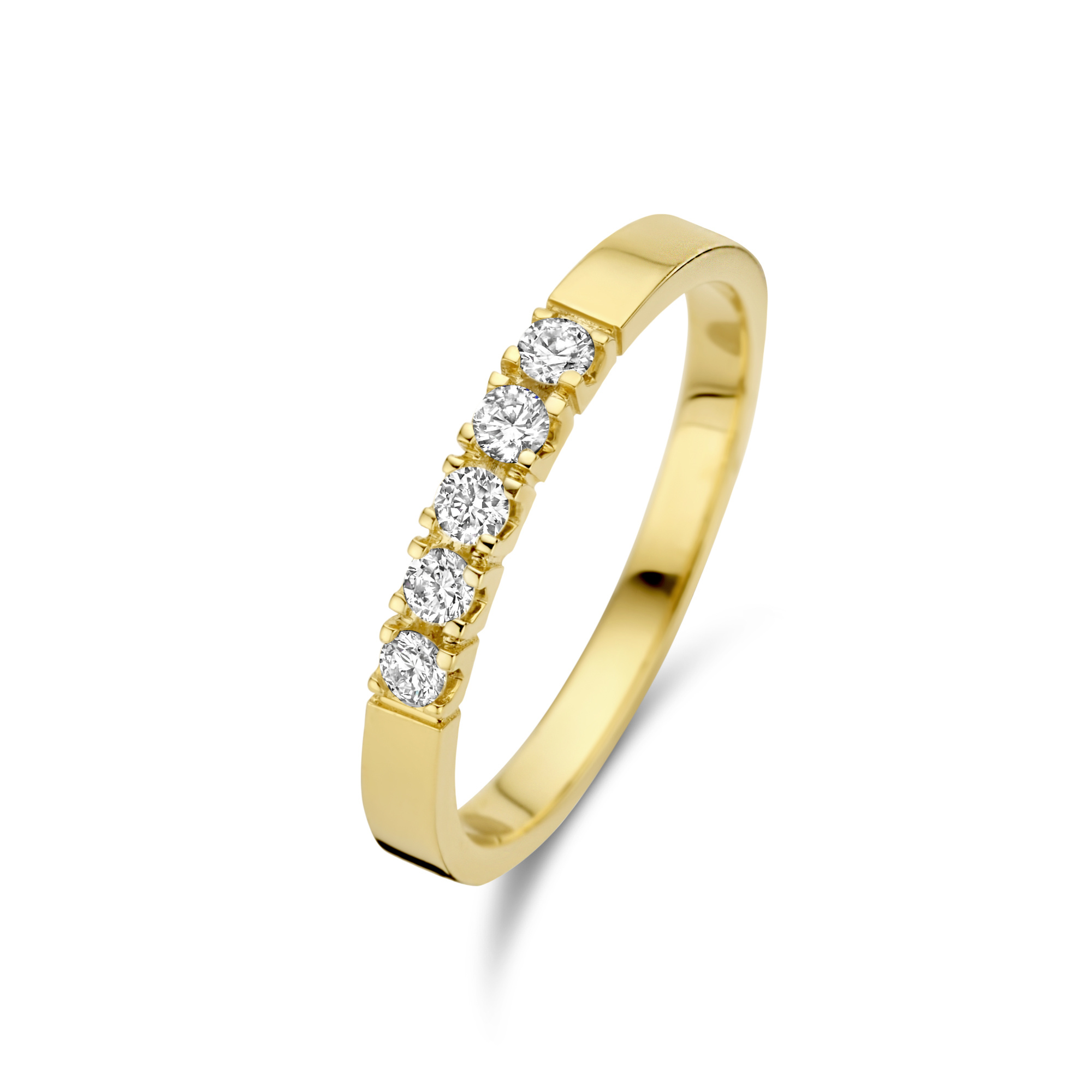 14 karat gold ring | diamond 0.20 ct | IBD330018 - Isabel Bernard