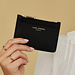 Isabel Bernard Honoré Aveline black calfskin leather card holder