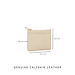 Isabel Bernard Honoré Aveline cream calfskin leather card holder