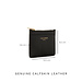 Isabel Bernard Honoré Aveline black calfskin leather card holder