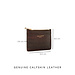 Isabel Bernard Honoré Aveline croco brown calfskin leather card holder