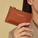 Isabel Bernard Honoré Aveline cognac calfskin leather card holder