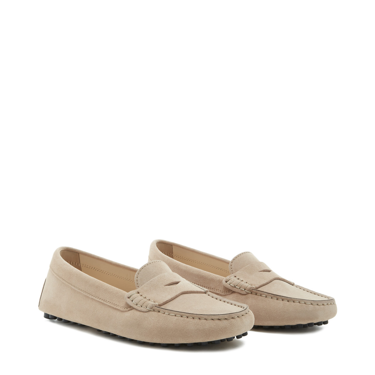 Isabel Bernard Vendôme Marie beige suede moccasins