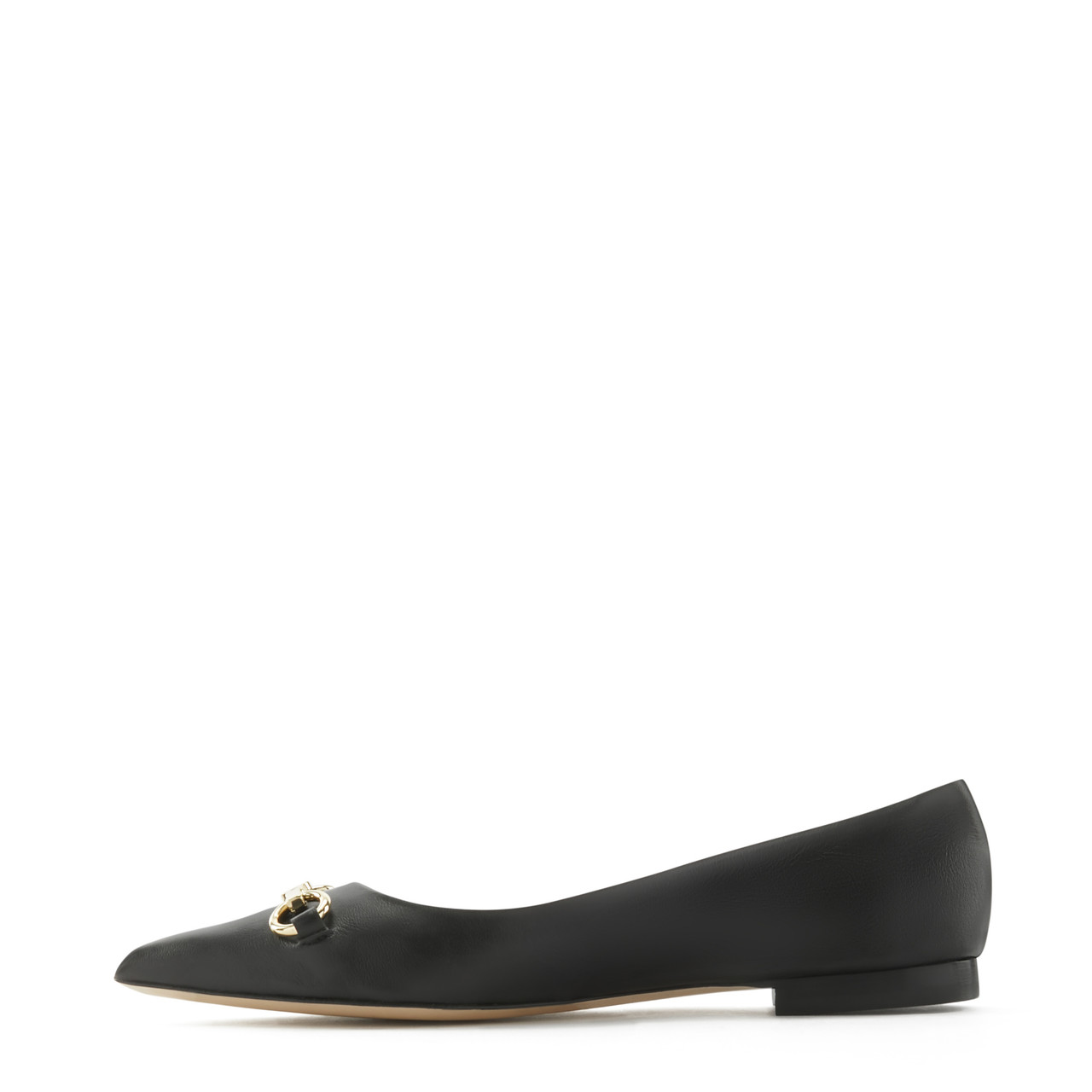 Isabel Bernard Vendôme Elita black calfskin leather ballerinas