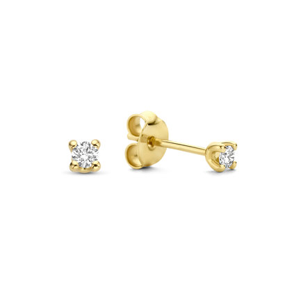 Isabel Bernard De la Paix Céline clous d'oreilles en or 14 carats | diamant 0.10 ct