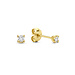 Isabel Bernard De la Paix Céline 14 karat gold stud ear studs | diamond 0.10 ct