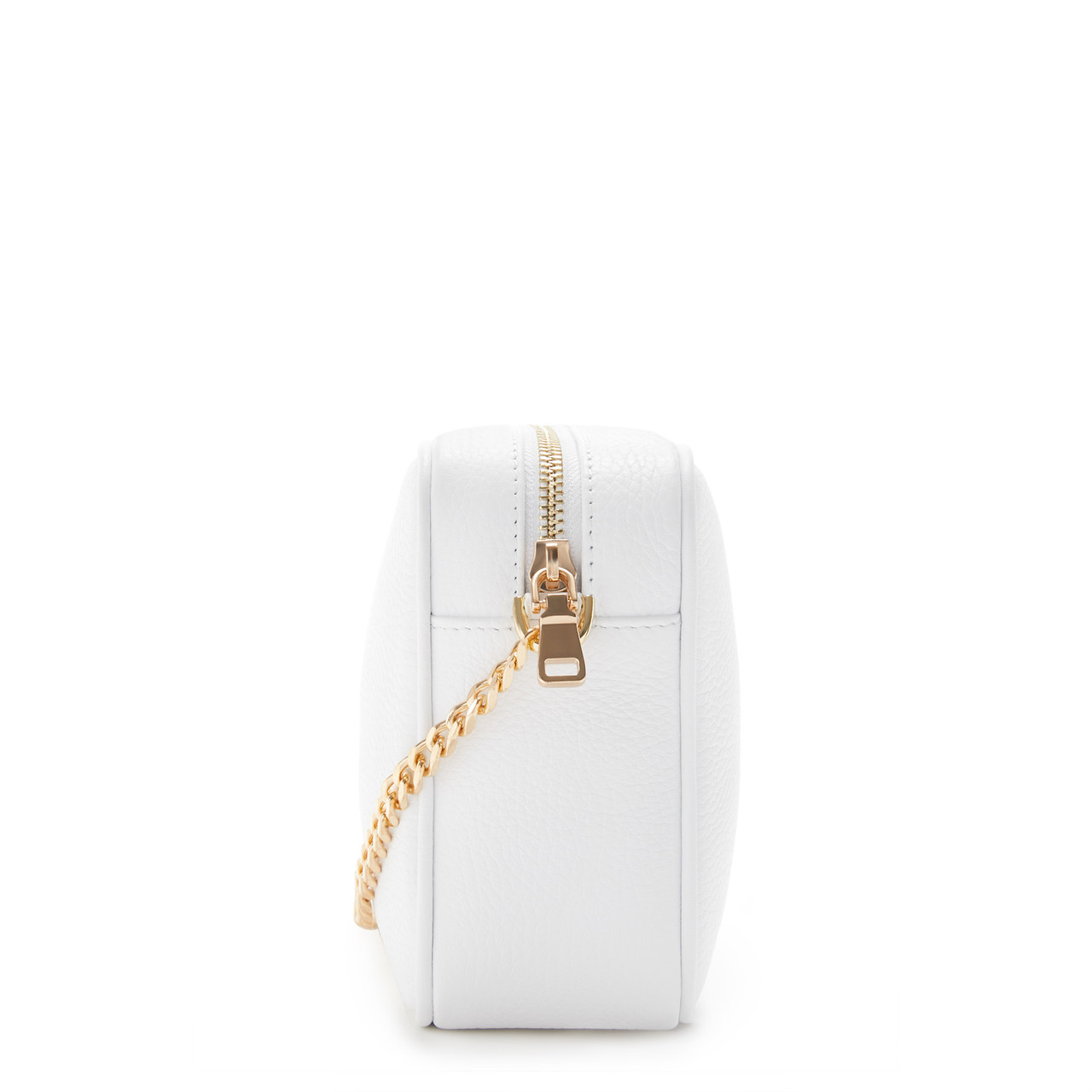 Leather crossbody bag Louis Feraud White in Leather - 28807912
