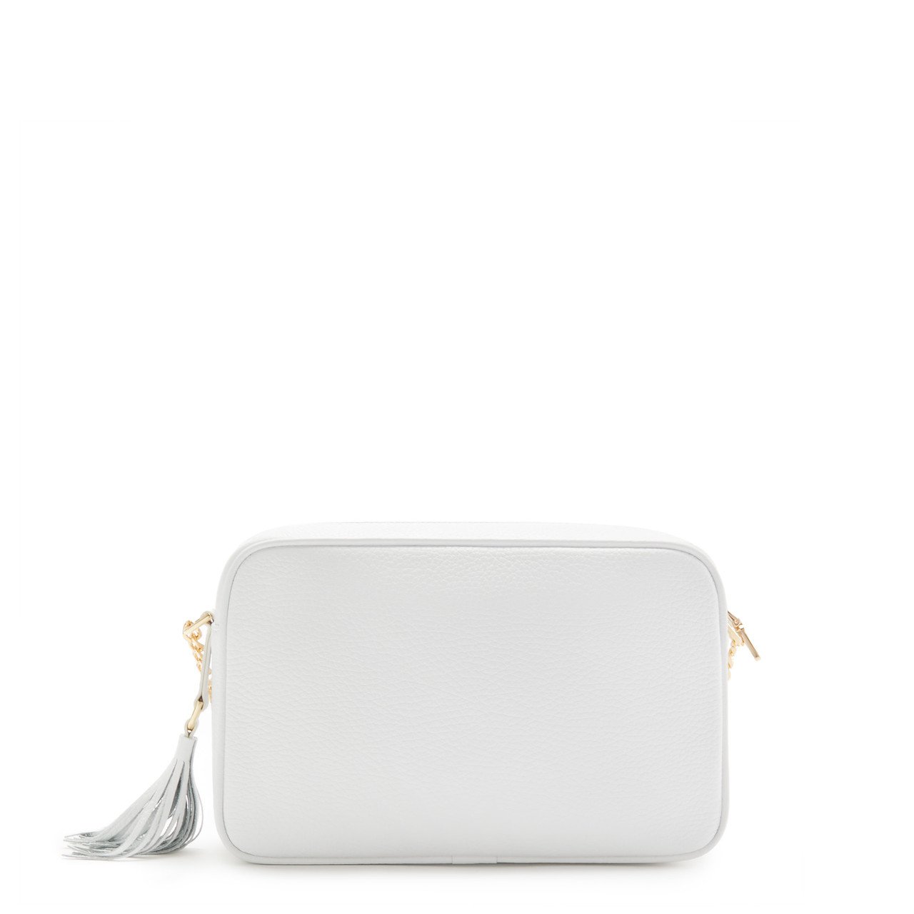 Leather crossbody bag Louis Feraud White in Leather - 28807912