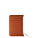 Isabel Bernard Honoré Aveline cognac calfskin leather card holder