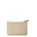 Isabel Bernard Honoré Aveline cream calfskin leather card holder