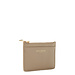 Isabel Bernard Honoré Aveline taupe calfskin leather card holder